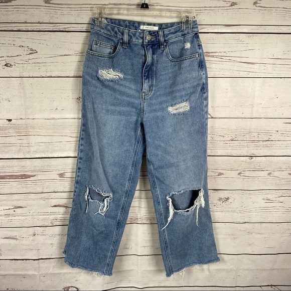 PACSUN 90's Boyfriends ripped distressed jeans Sz 26 - Picture 1 of 7